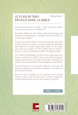 image du produit Le plan de Dieu dévoilé dans la Bible, avec les dispensations comme boussole