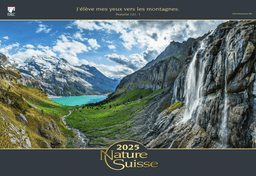 image du produit Calendrier mensuel paysages suisses, 2025