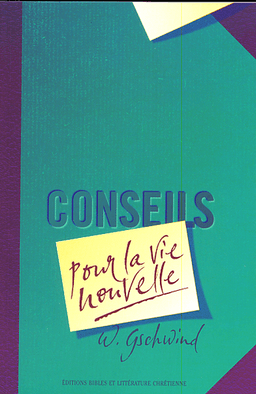 image du produit Conseils pour la vie nouvelle