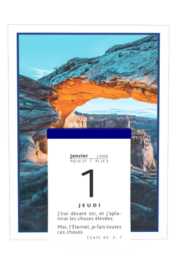 image du produit Une parole pour aujourd'hui, bloc plaque, 2026