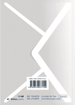 image du produit Une lettre pour vous, français