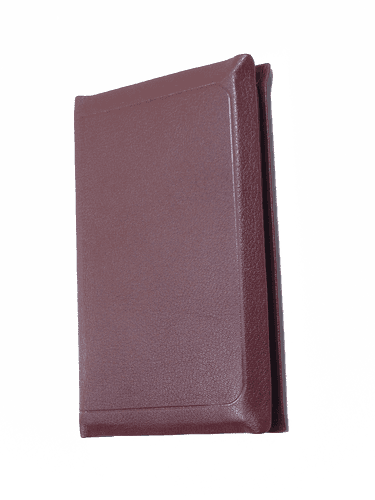 image du produit Bible cuir grenat, petit format