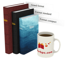 image du produit Bible Darby format standard, rigide grenat