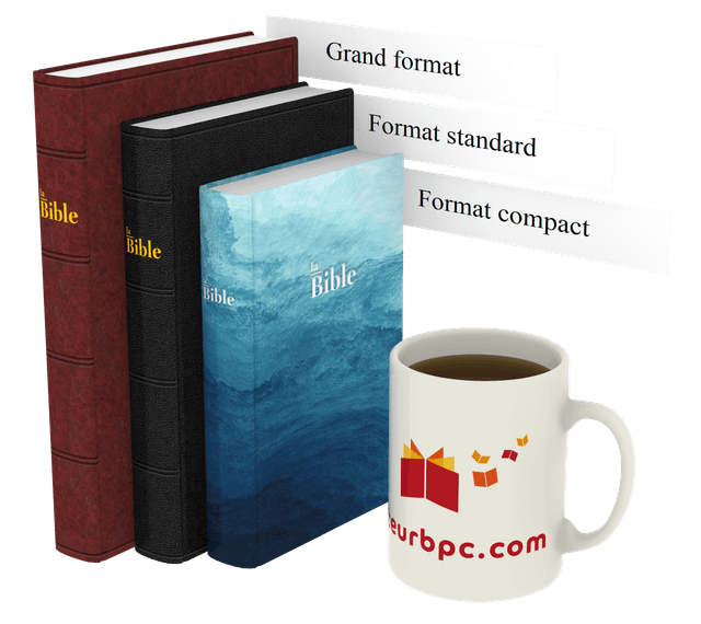 image du produit Bible Darby format standard, rigide grenat