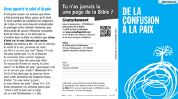 image du produit De la confusion à la paix (paquet de 100)