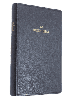 image du produit Bible cuir noir, grand format