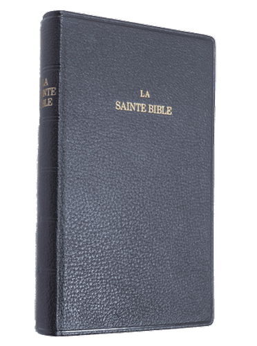 Produit Bible cuir noir, grand format