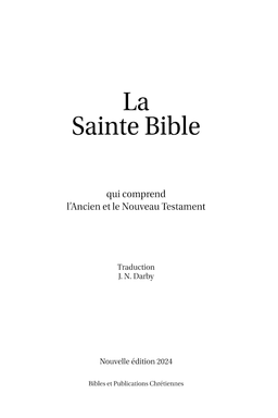 image du produit Bible Darby format compact, souple bleu