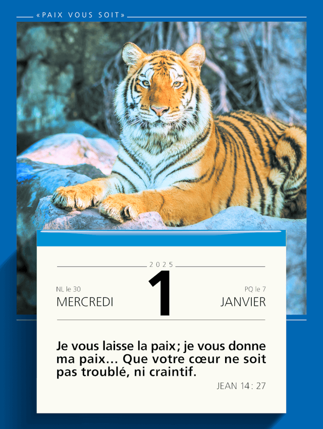 image du produit Calendrier "Paix vous soit", 2025