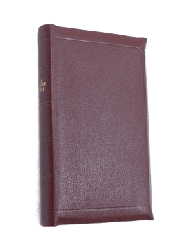 image du produit Bible cuir grenat, petit format