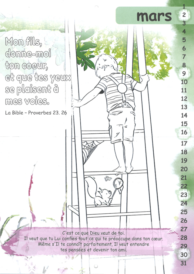 image du produit Avec ma Bible et mes crayons, 2025