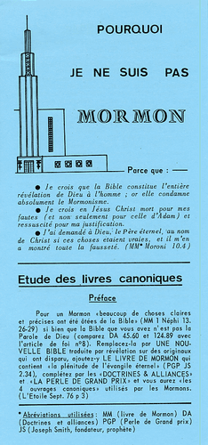 image du produit Pourquoi je ne suis pas mormon ?