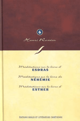 Produit Méditations (Vol. 6) sur Esdras à Esther