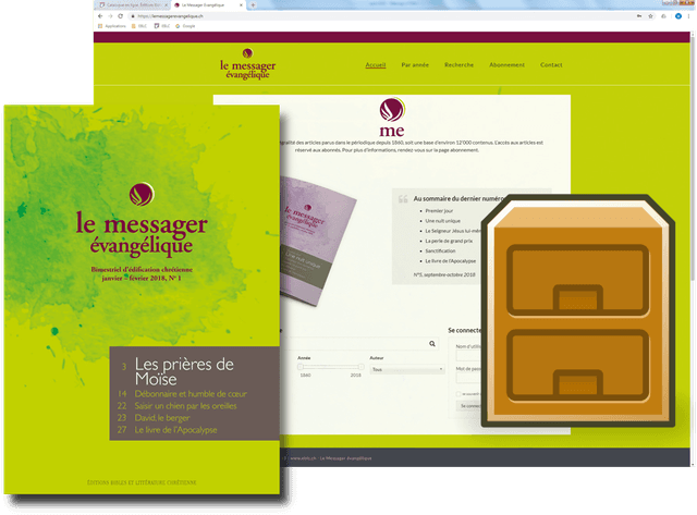 image du produit Le Messager Évangélique, abonnement PAPIER + NUMERIQUE, 6 n° + ARCHIVES