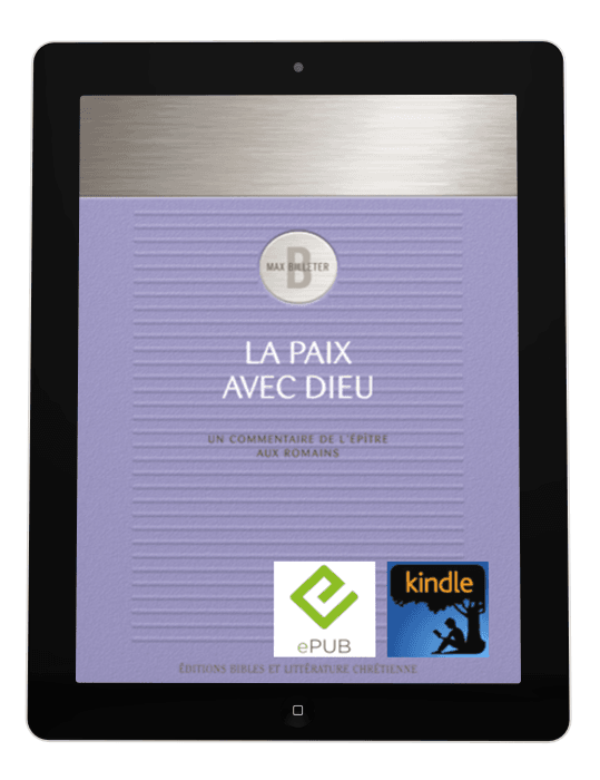 image du produit La paix avec Dieu, commentaire sur Romains -eBook