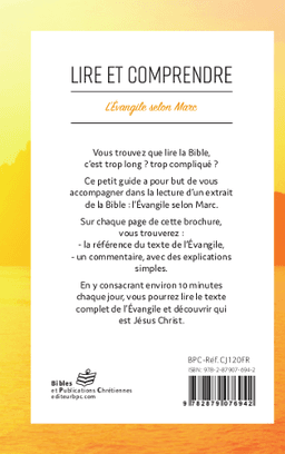 image du produit Lire et comprendre, commentaire sur l'évangile de Marc