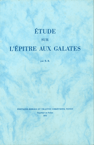image du produit Étude sur l'épître aux Galates